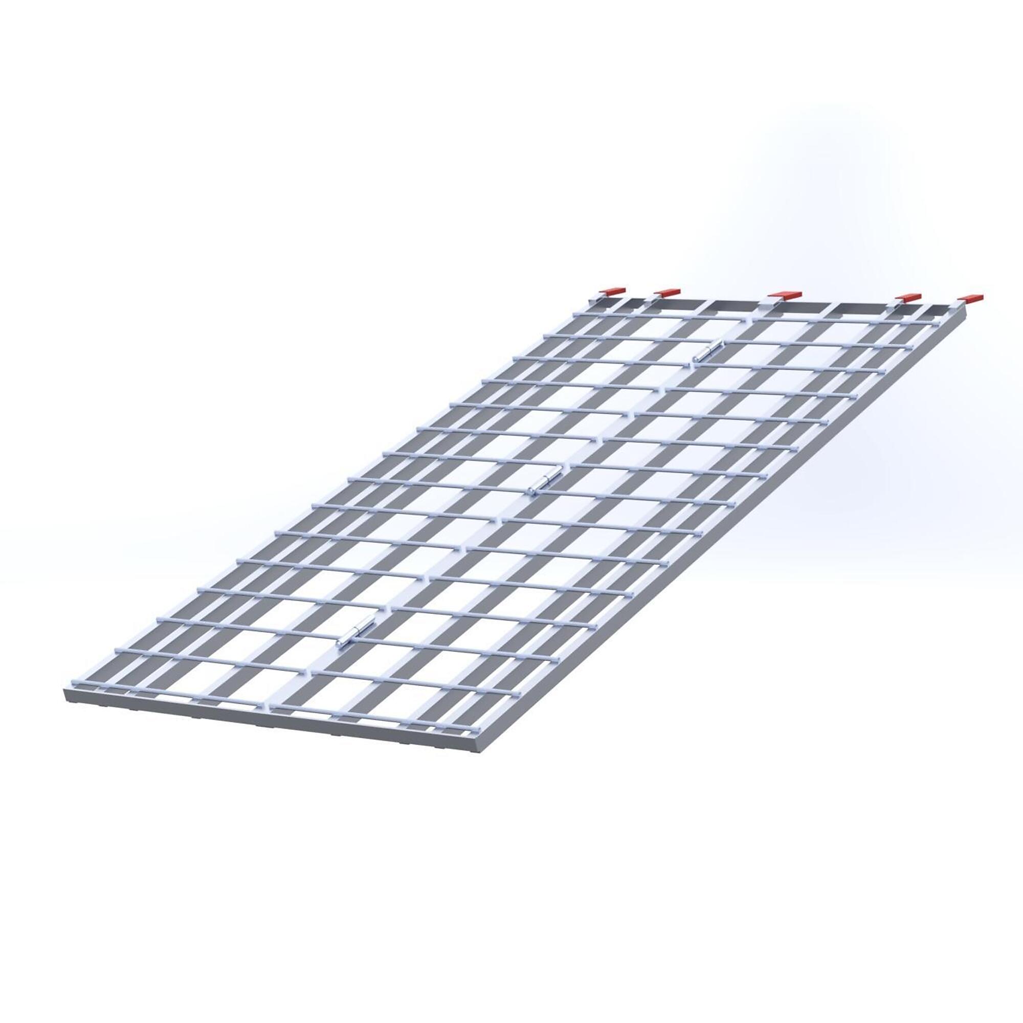 Five Star Manufacturing, Aluminum Bifold Ramp 7ft.10in.x48in.1500 lb, Capacity 1500 lb, Model# 848H